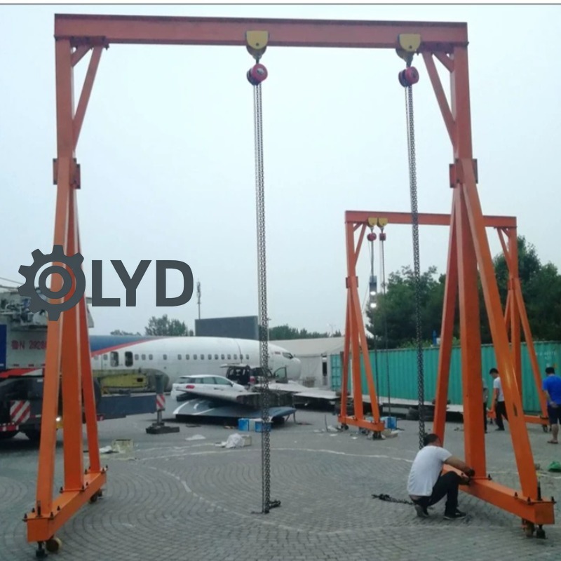 Electric Chain Hoist - Mobile Gantry Crane Small Gantry Frame