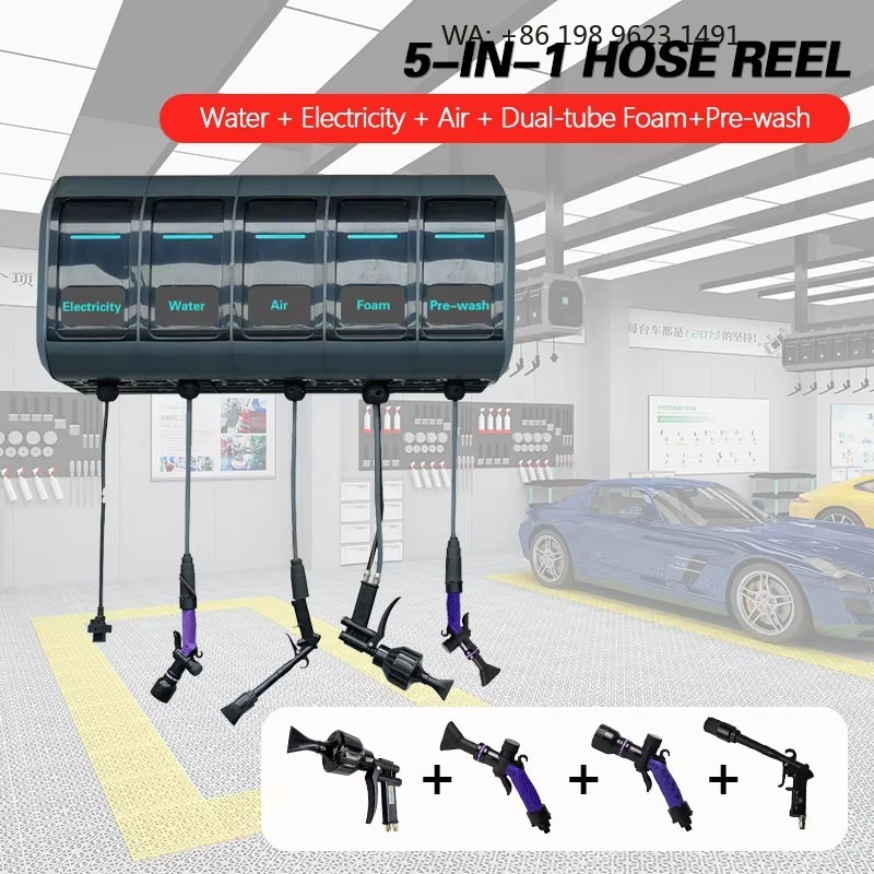 Car Wash Hose Reel Steel Heavy - Heavy Equipment Washing ulasan dan harga