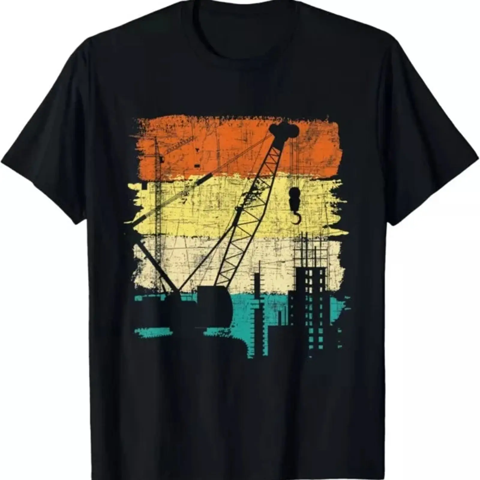 Crane Operator Retro Tower Hea - Heavy Equipment Washing ulasan dan harga