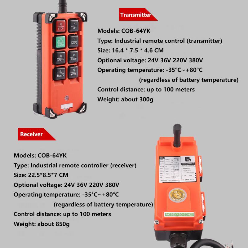 Wireless Remote Control Ring C - Electric Chain Hoist ulasan dan harga
