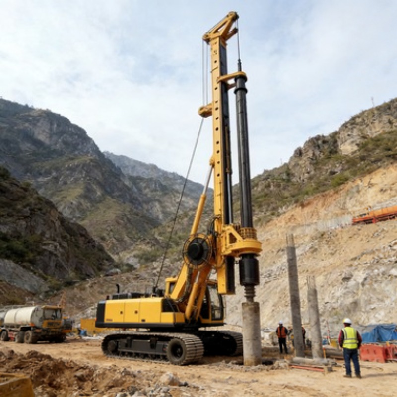 Heavy Duty 240kNm Rotary Drill - Heavy Equipment Drilling Rig ulasan dan harga