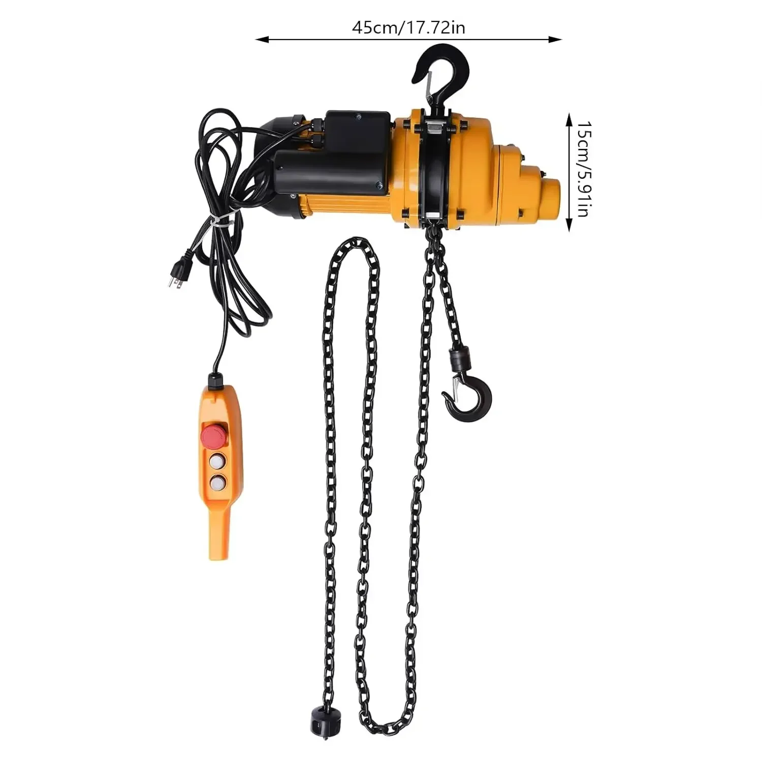 2200lbs 1 Ton Electric Chain H - Electric Chain Hoist ulasan dan harga
