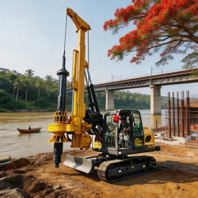 Heavy Duty Rotary Drilling Rig - Heavy Equipment Drilling Rig ulasan dan harga